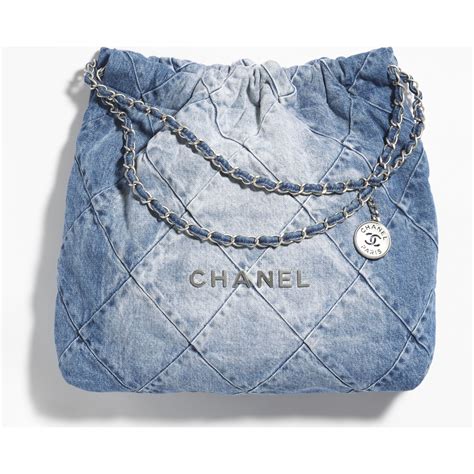 chanel 22 bag sizes in cm|chanel denim bag 2022.